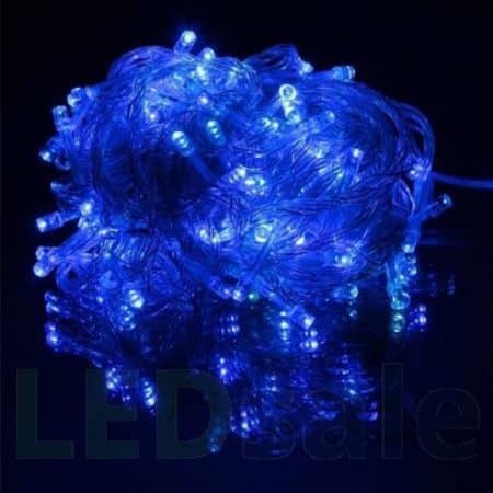 LED-lyskæde – 100 LED indendørs/udendørs 10 meter, varm hvid, rød, grøn, multifarvet eller blå - Image 3