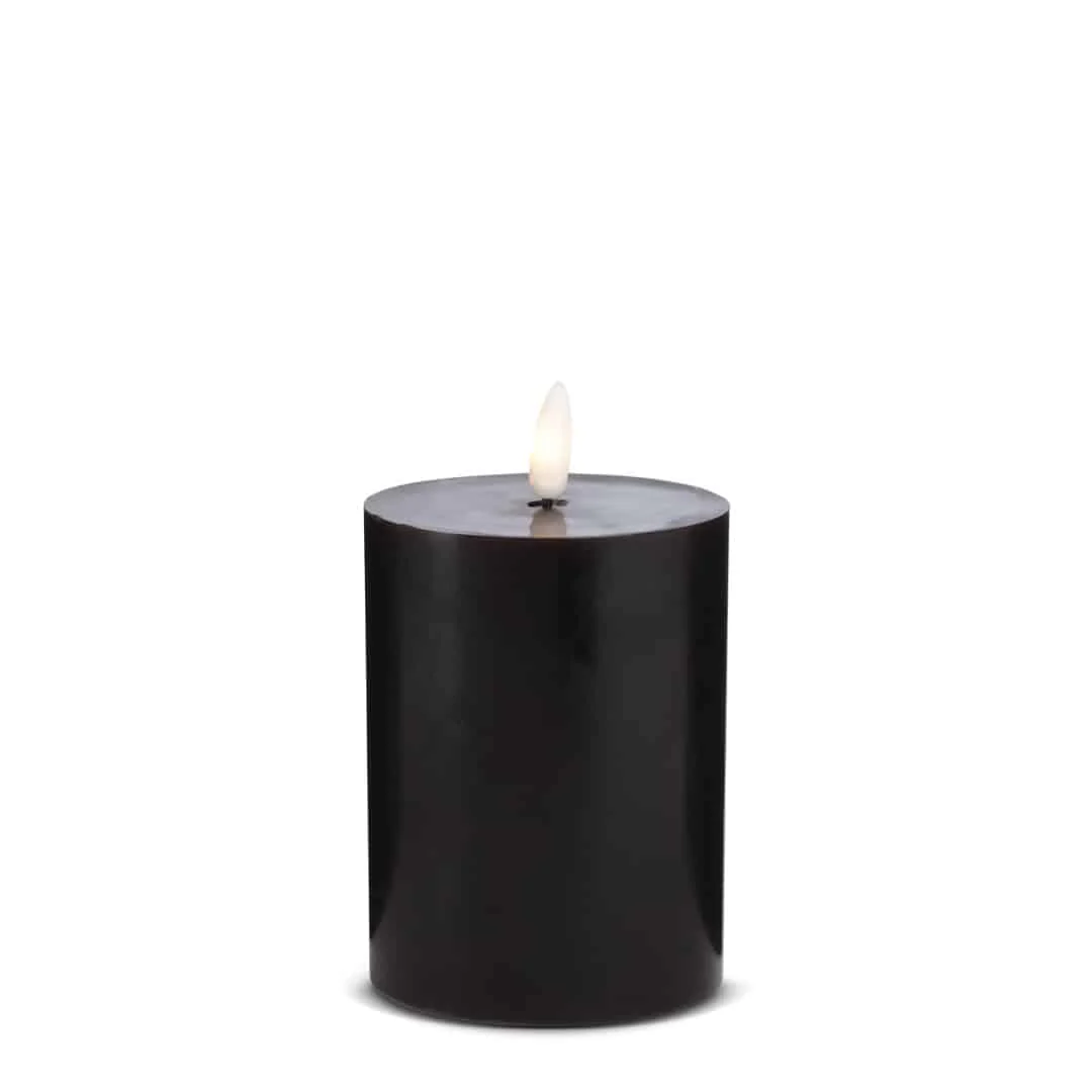 LED Stearinlys - 1 stk. - ø7,5 x 12,5 cm - m/3D flamme - (flere farver) - Image 11