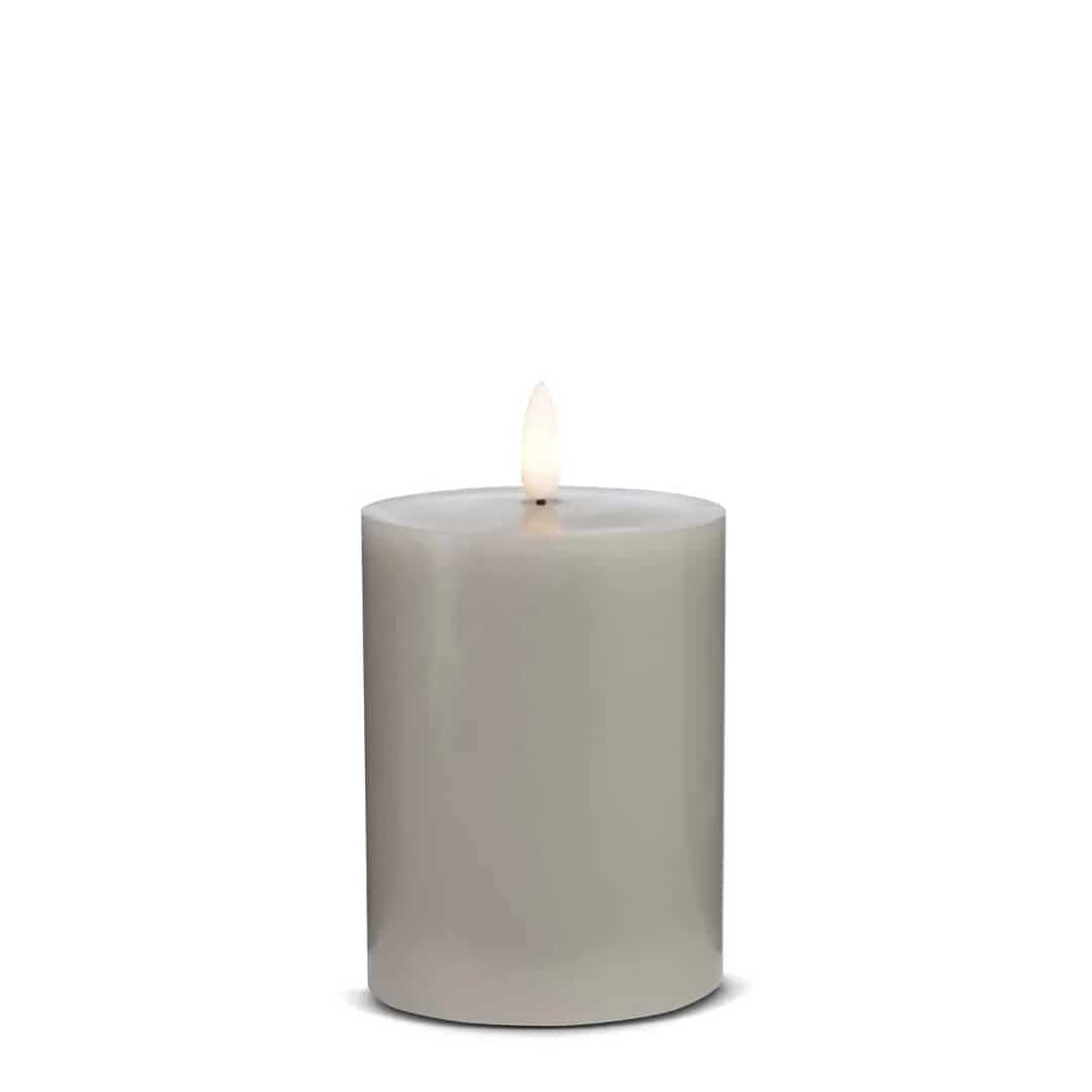 LED Stearinlys - 1 stk. - ø7,5 x 12,5 cm - m/3D flamme - (flere farver) - Image 9