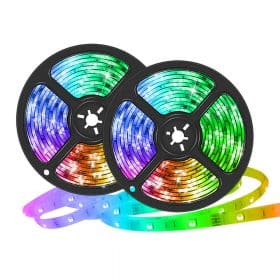 LED Strip lyskæde 5 meter med Bluetooth, Fjernbetjening og MusiksensorC - Image 7