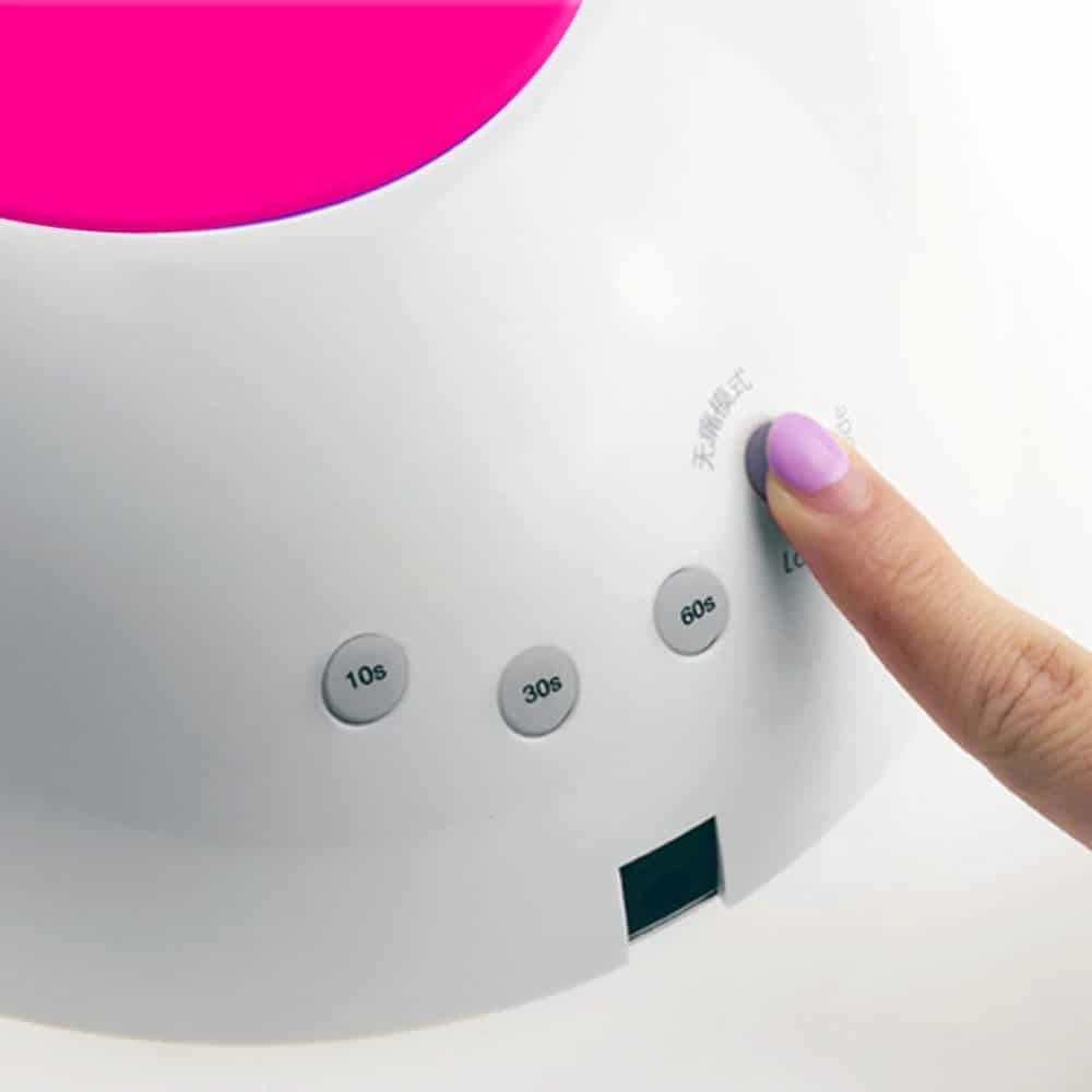 Negle UV/LED lampe m/timer & støttepude - Image 2