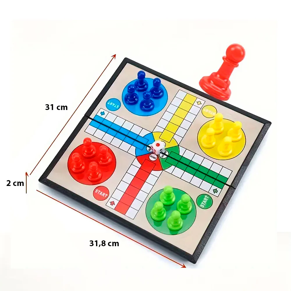 Familiespillet Ludo – Perfekt til rejser og hjemmebrug - Image 5