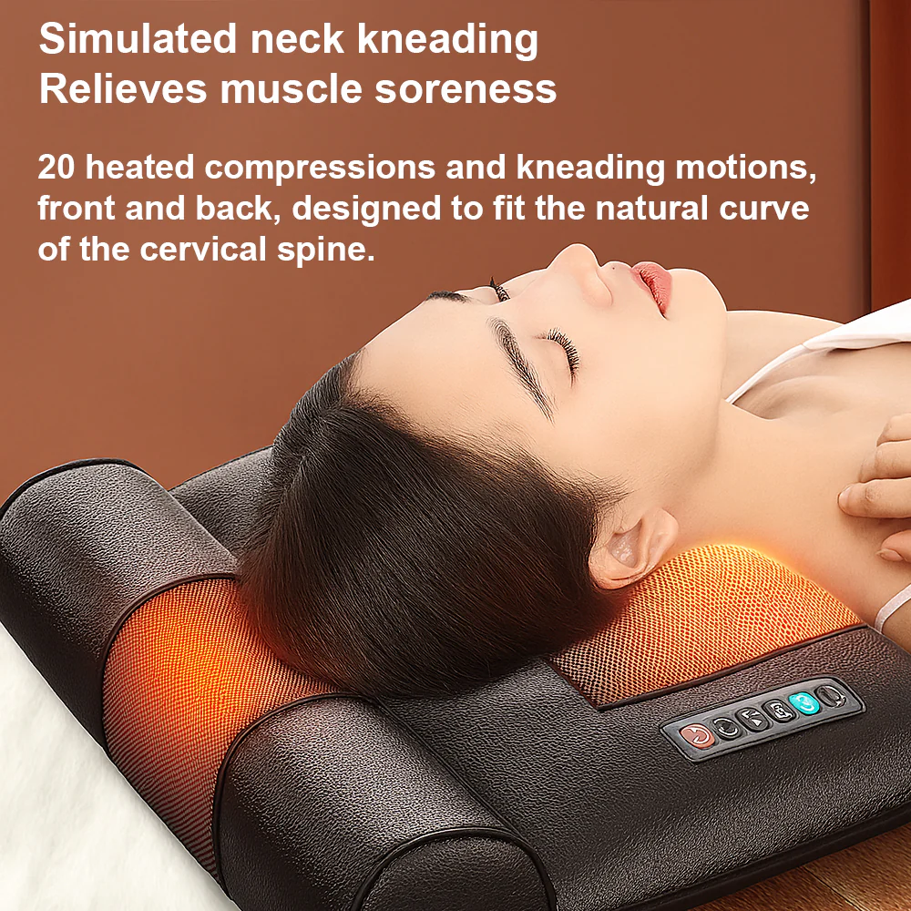 Elektrisk Massagemåtte (sort) m/10 Zoner - Total afslapning fra nakke til fødder - Image 6