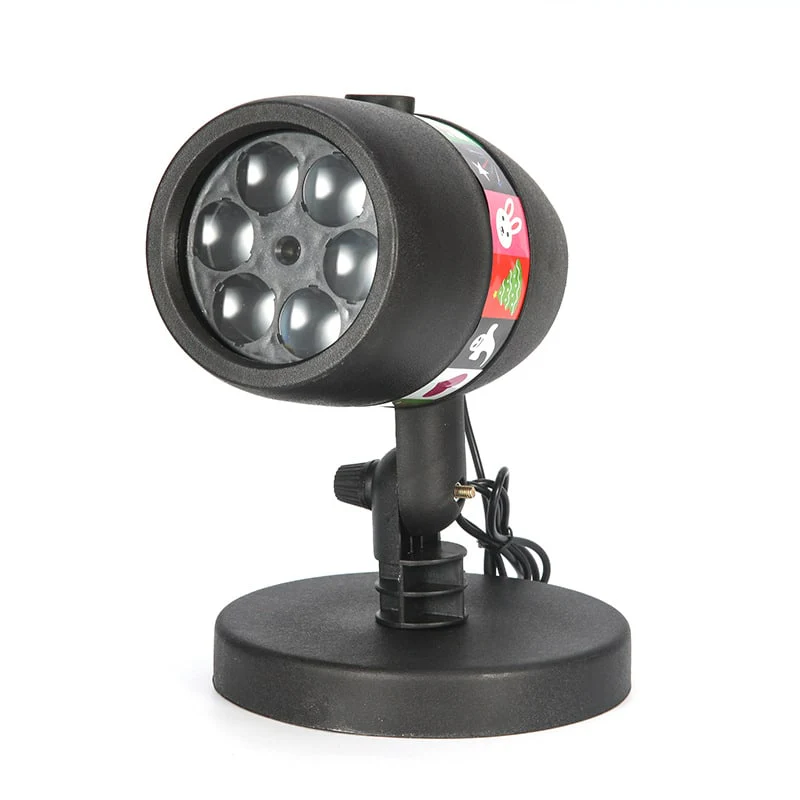 LED Magic Light Projektor – med 12 bevægelige lysmotiver - Image 9