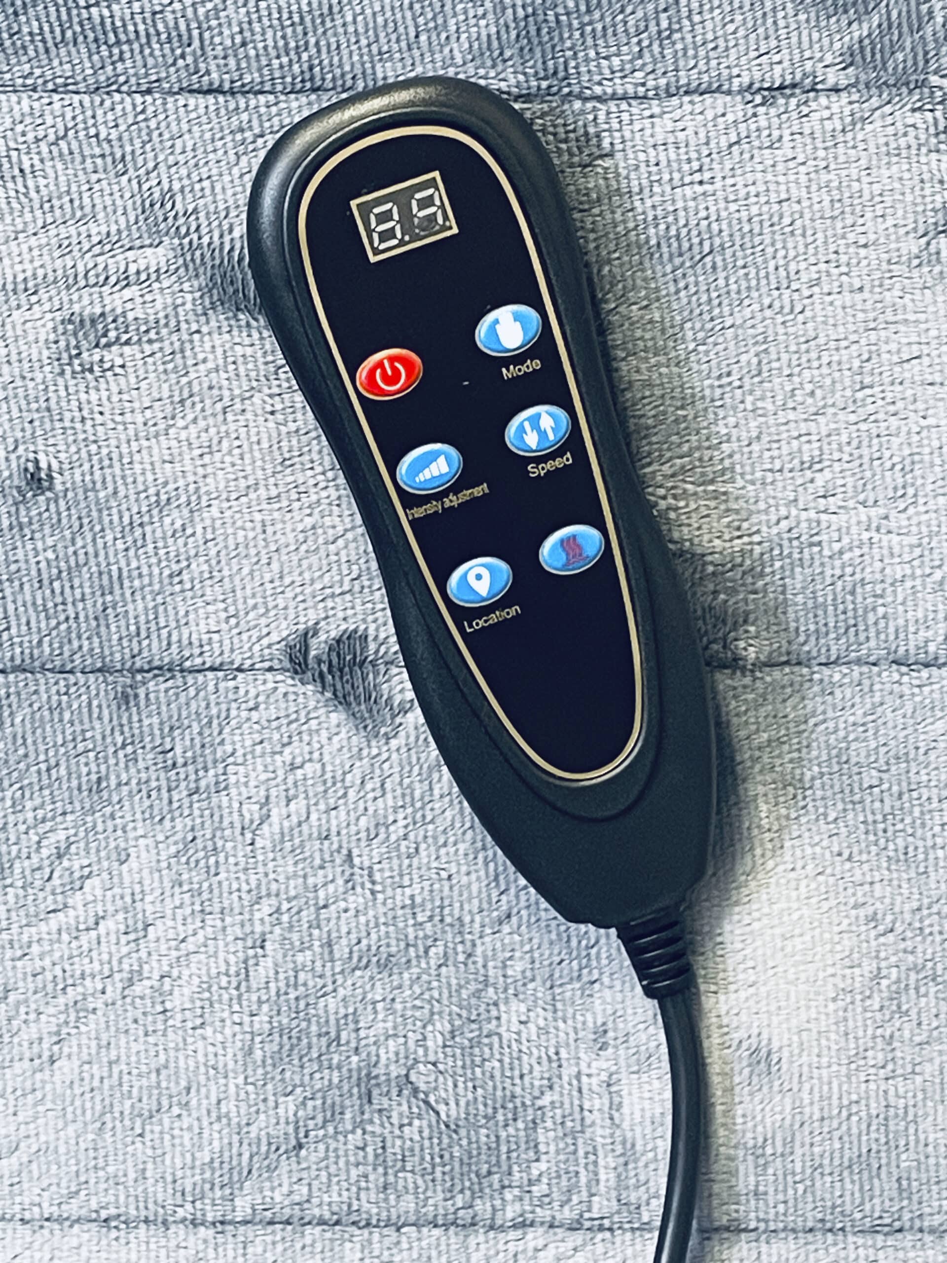 Massagemåtte med 7 massagehoveder og varmefunktion - Image 5