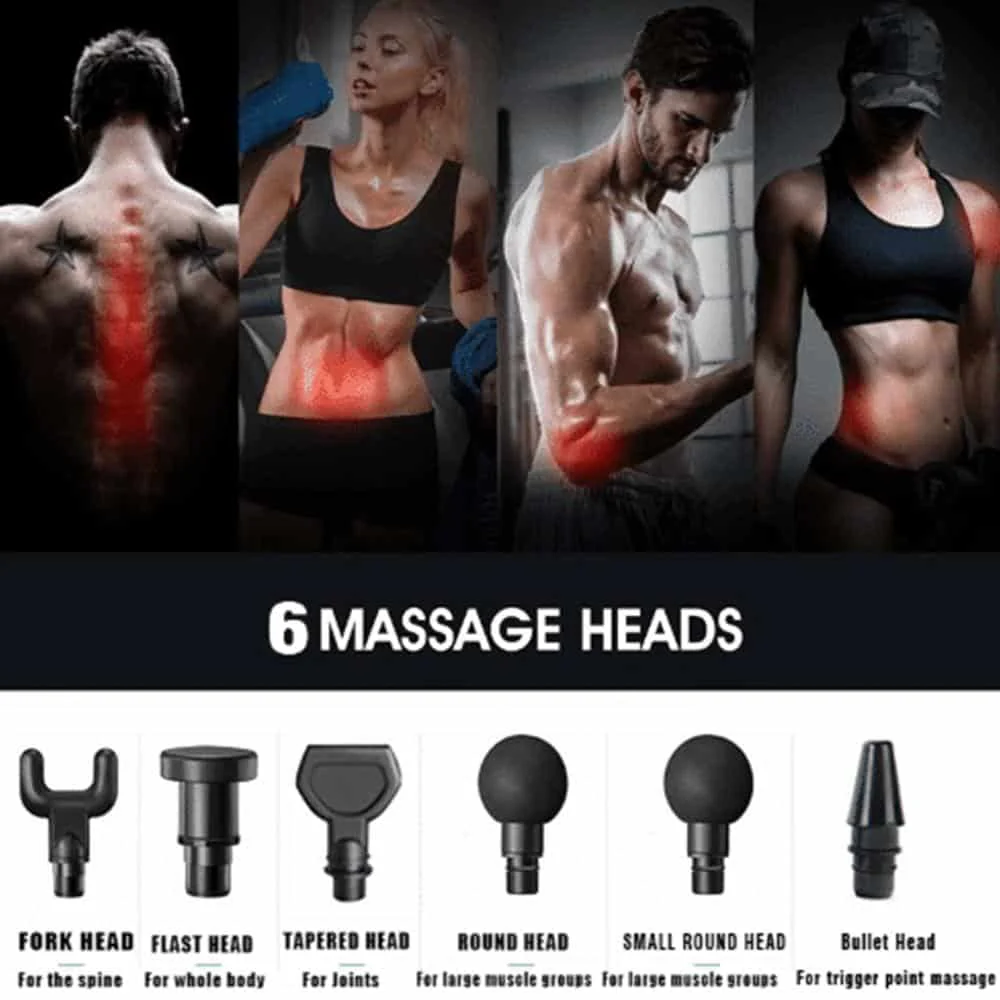 Massagepistol Pro+ til ømme muskler - m/30 hastighedsniveauer - Image 8