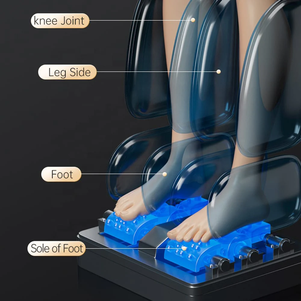 SPAR - DEMO MODEL : Massagestol 4D Luksus Pro+ med SL-teknologi, iongenerator, Varmeterapi, Hjertefrekvens Scanner, Stemme Kontrol & Touchskærm - Image 9