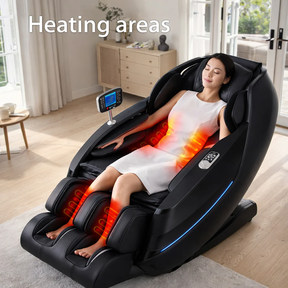Luksus massagestol 2D med automatisk kropsscanning, Zero Gravity & varme i ben/lænd - Model 988K - Image 3
