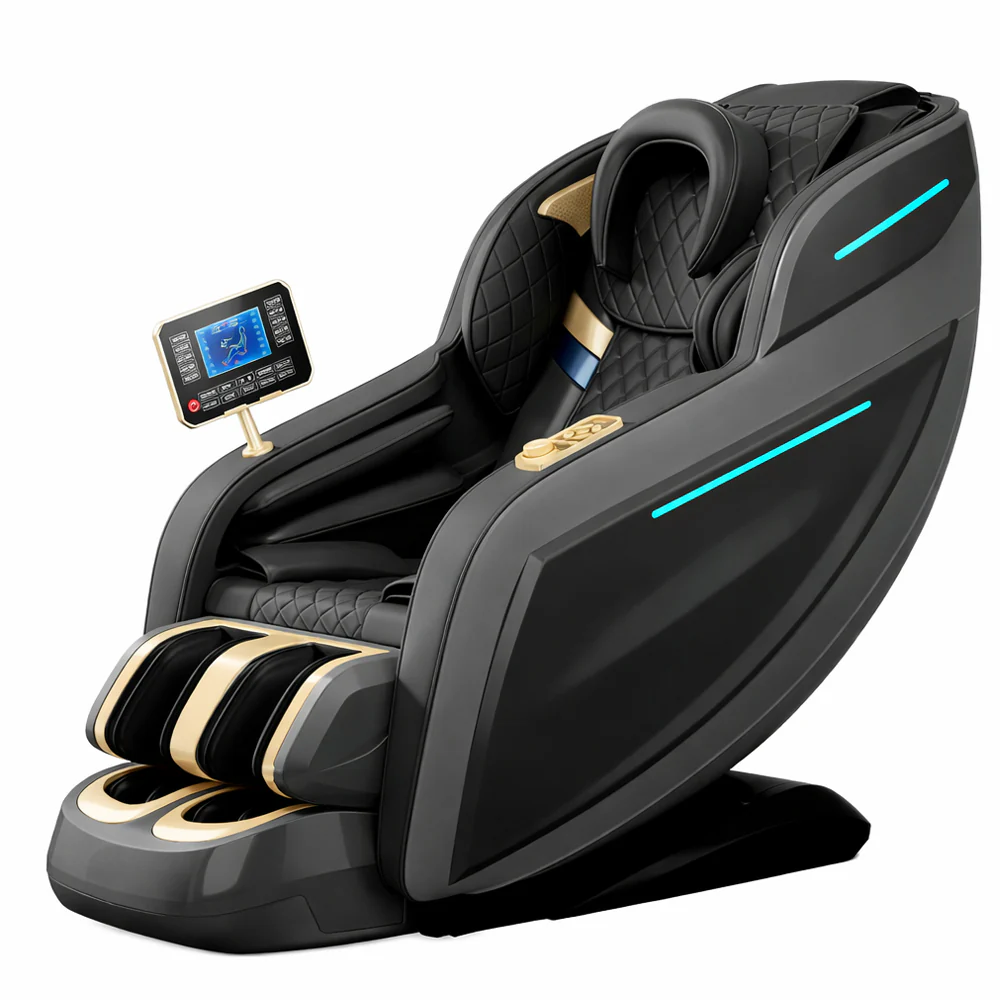 Massagestol 3D med kropsscanning, SL-skinne, lufttryksmassage, varme i ben/lænd & Zero Gravity - Model 988Q6