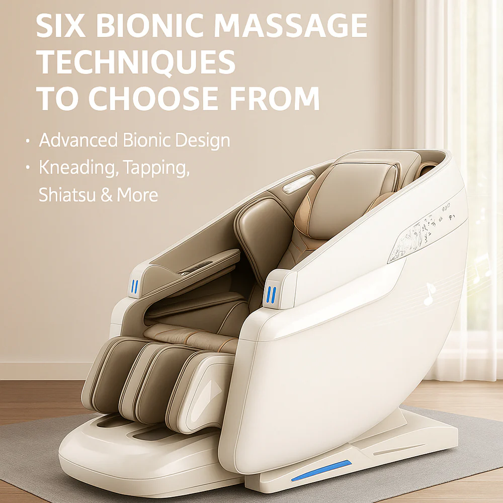 Massagestol 3D med SL-teknologi, lufttryksmassage, Zero Gravity & Intelligent Styring – Model 988R8 - Image 11