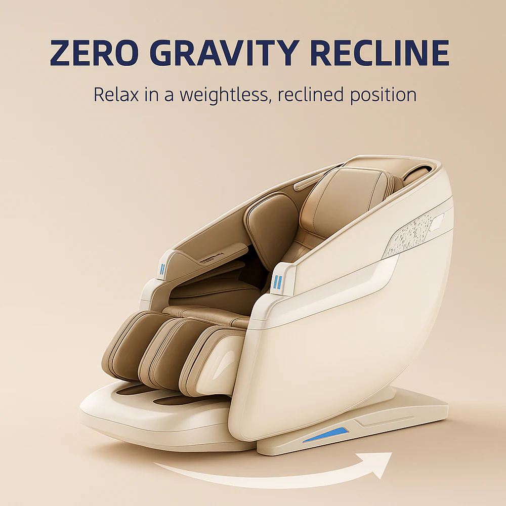 Massagestol 3D med SL-teknologi, lufttryksmassage, Zero Gravity & Intelligent Styring – Model 988R8 - Image 13