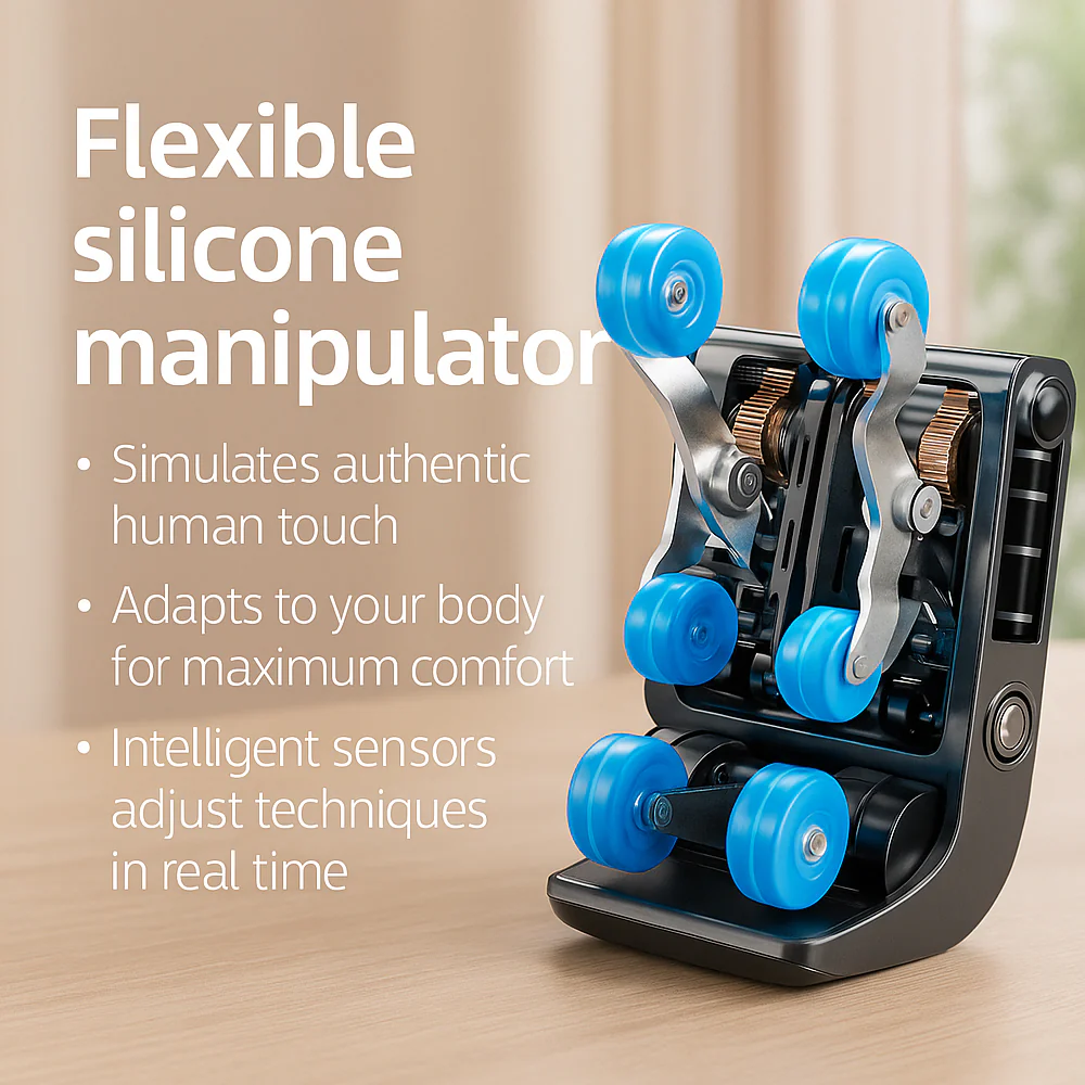 Massagestol 3D med SL-teknologi, lufttryksmassage, Zero Gravity & Intelligent Styring – Model 988R8 - Image 6