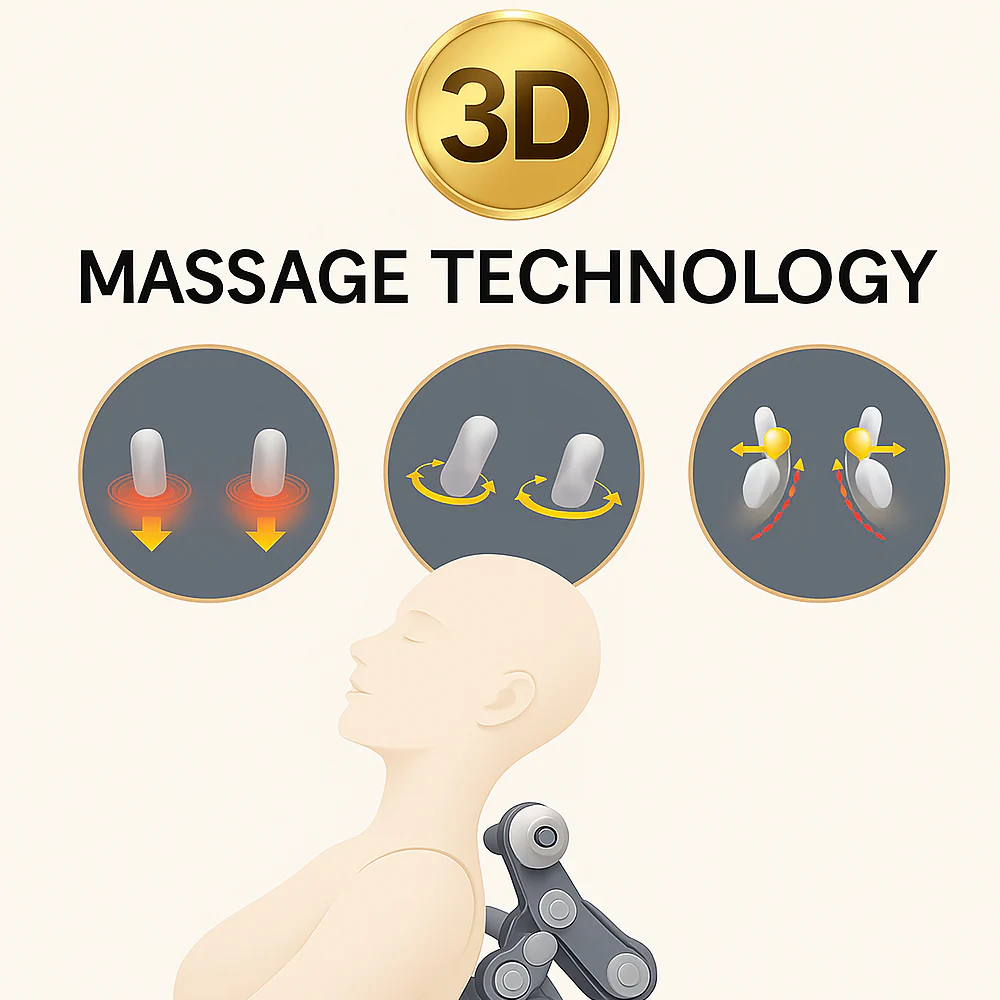 Massagestol 3D, SL-teknologi og Elegant komfort - Model BN-699 - Image 10