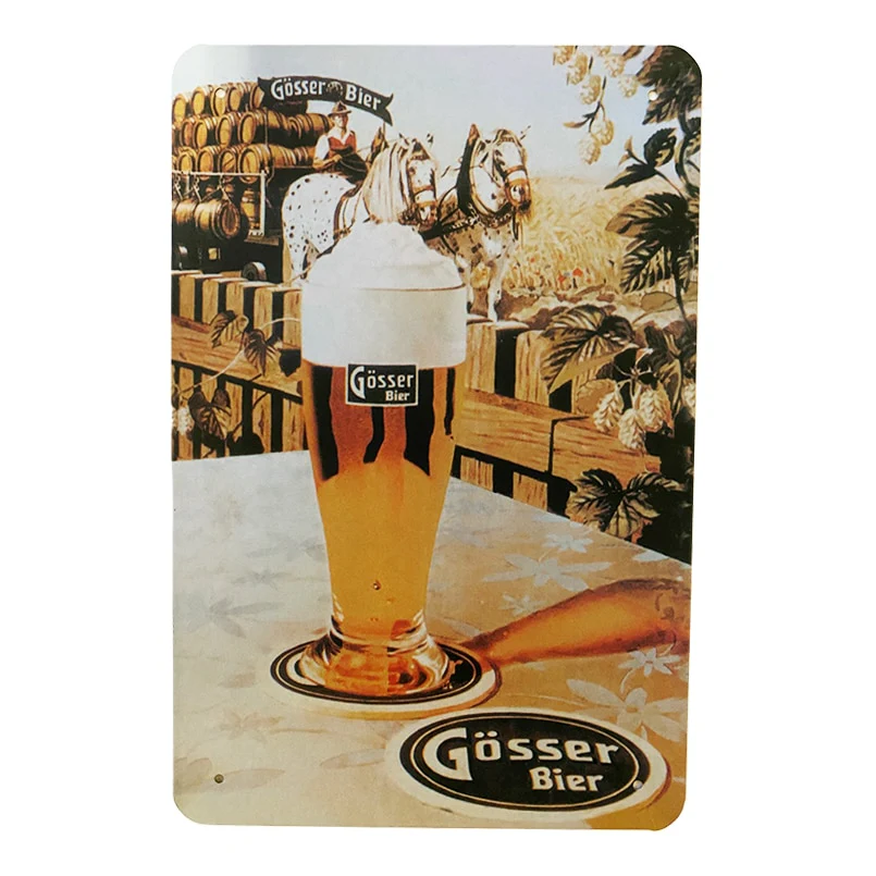 Metalskilt - Bier