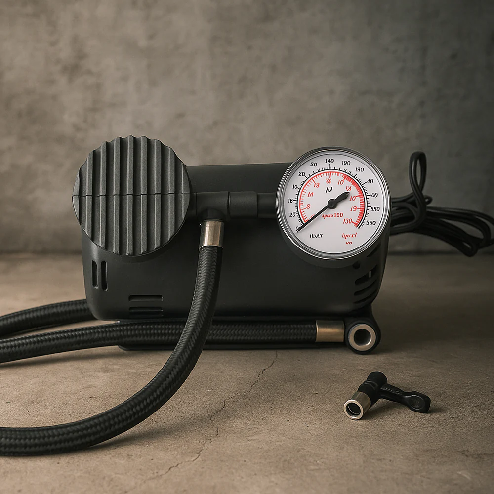 Kraftfuld 300 PSI (20,7 bar)12 volt kompressor – perfekt til bil, cykel, bold mv. - Image 5