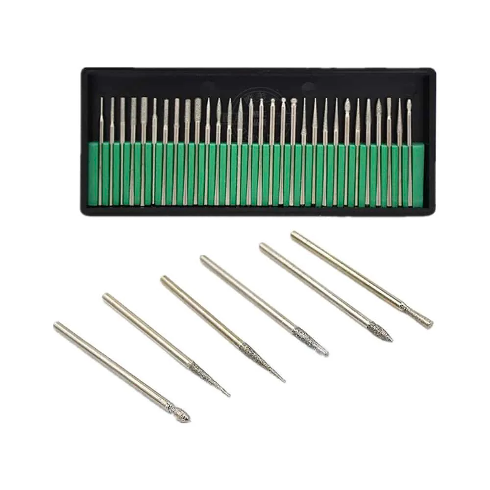 Negle Bit Sæt Rustfrit Stål - 30 dele til elektrisk neglefil - - Image 3