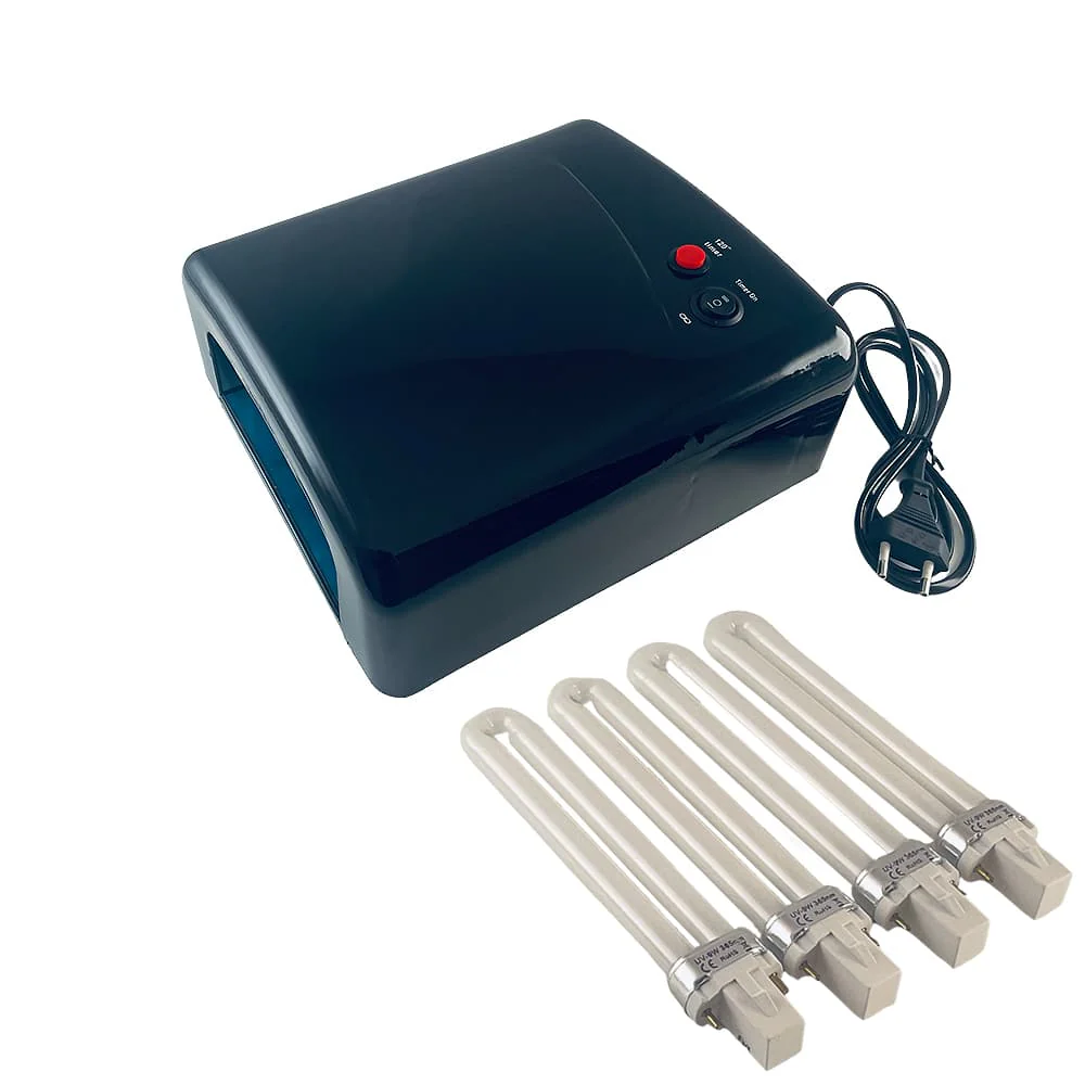 Negle UV-lampe m/timer - 4 stk. lyshærdende UV-pærer - - Image 4