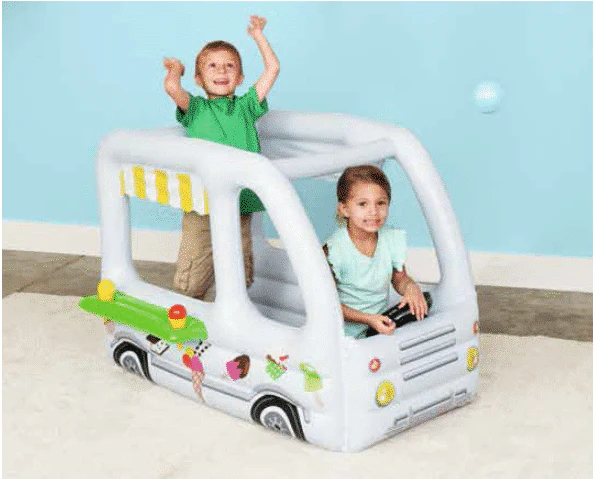 Oppustelig is bil med is og kugler fra Bestway - Image 3