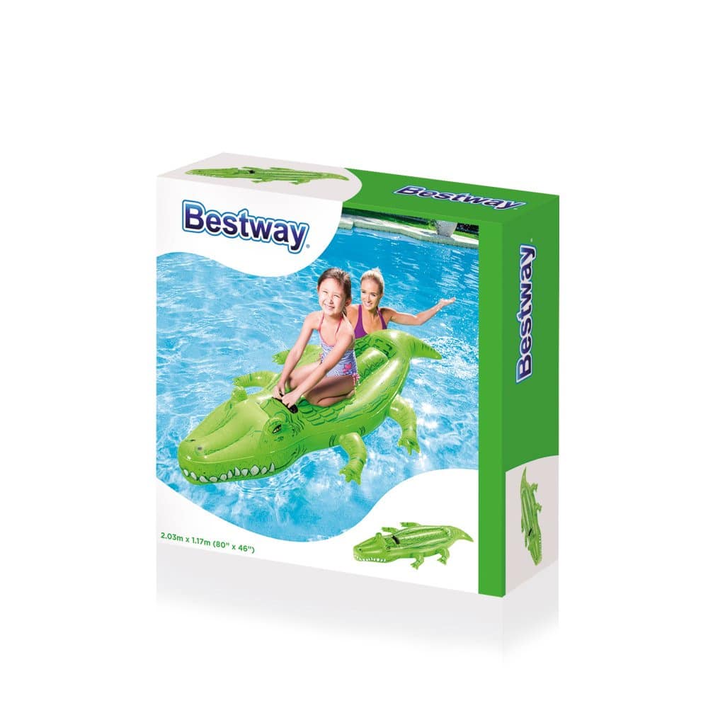 Oppustelig krokodille badedyr fra Bestway - Image 3