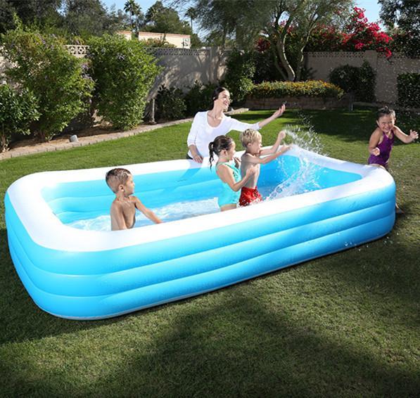 Oppustelig Rektangulær Pool Bestway 1161L - 305 x 183 x 56 cm - Image 5