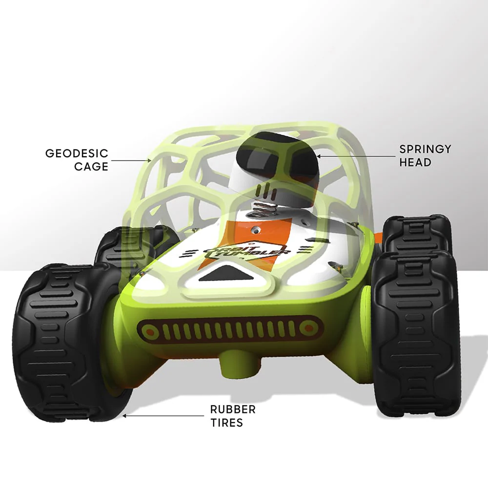 Orbit Tumbler - Fjernstyret Stuntbil med LED-lys - Image 3