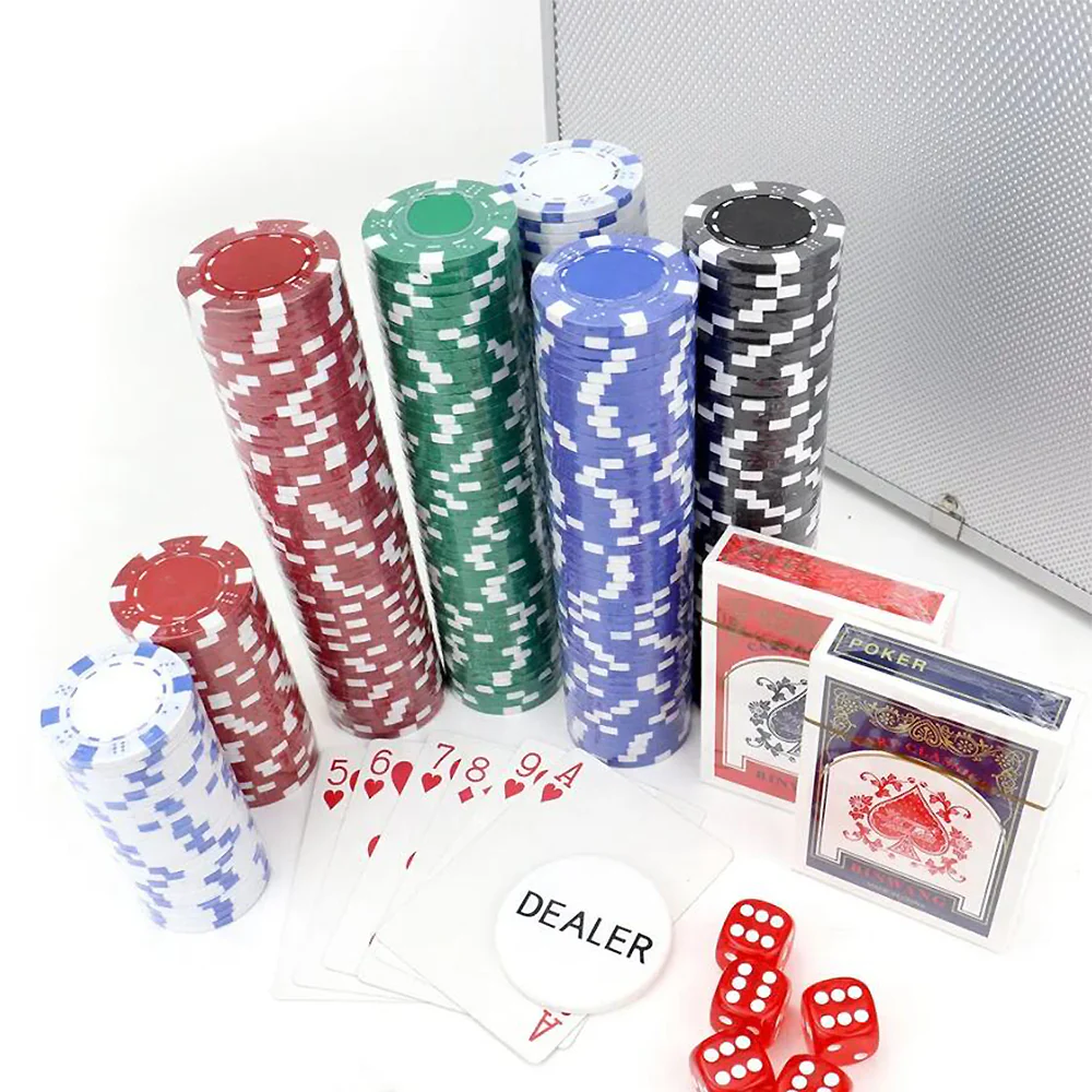 Pokkersæt i kuffert med 300 chips - Image 3