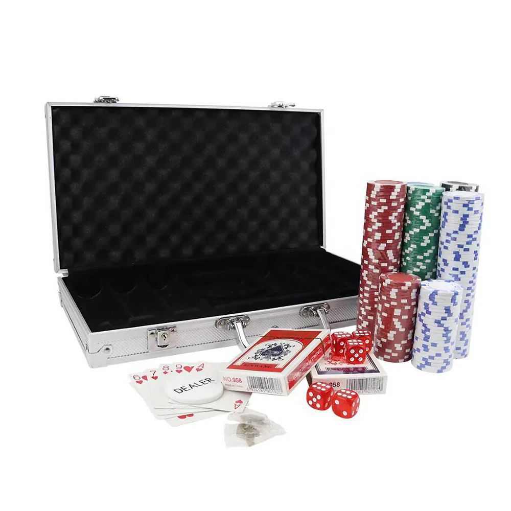 Pokkersæt i kuffert med 300 chips - Image 4