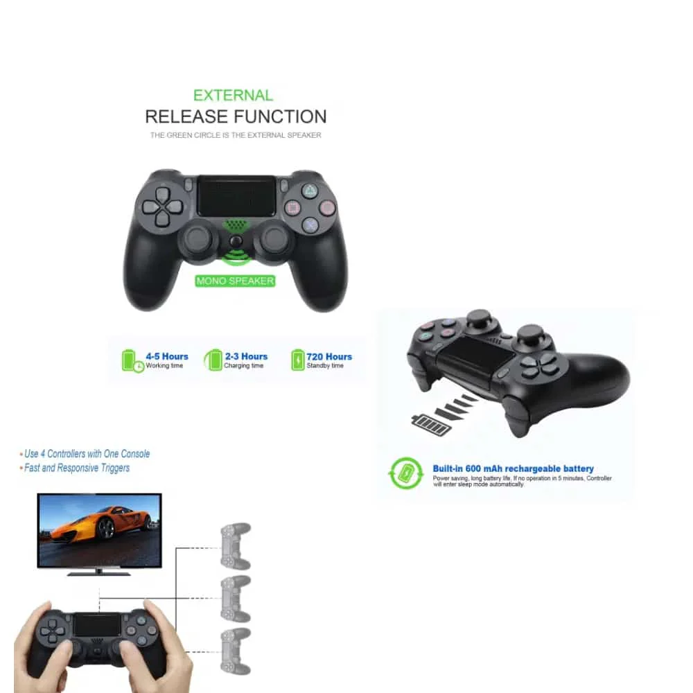 PS4 Trådløs Controller m. Touchpad og vibration - Image 13