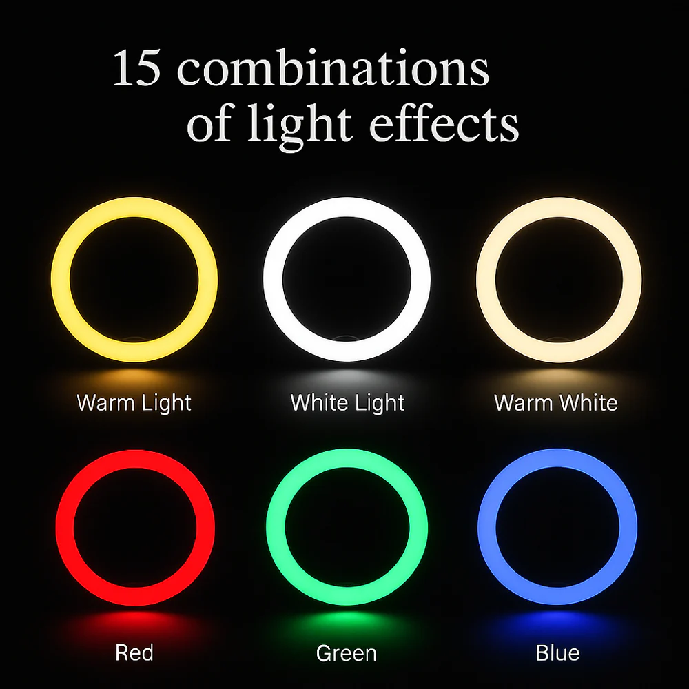 Ring Light RGB – 15 lyskombinationer - MJ30 - Image 4
