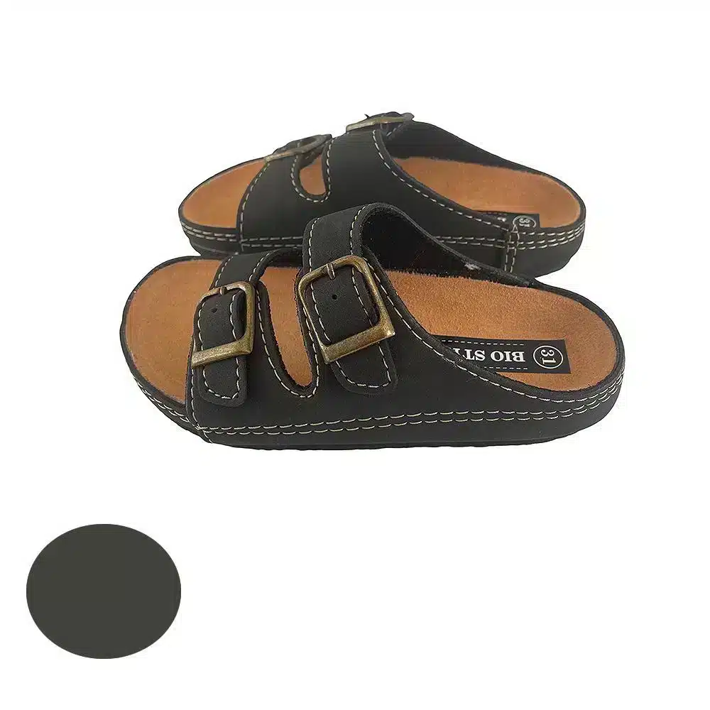 Sandaler til børn m/stropper model Bio Style - sort eller marineblå - Image 6