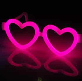 Briller Hjerteformet - Selvlysende glow stick - Image 10