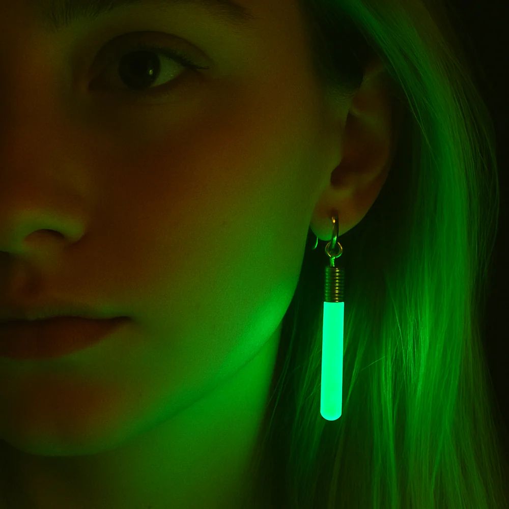Glow-in-the-dark øreringe – Skru op for lyset og festen! - Image 7