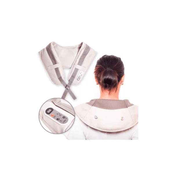Massage &amp; varmepude til nakke/skulder &amp; ryg (Shiatsu) m/mange funktioner - Image 4