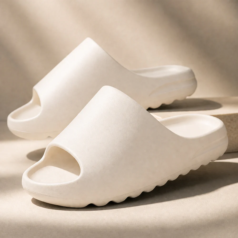 Slippers / Tøfler - Bløde og skridsikre - sort, grøn eller hvid - - Image 6