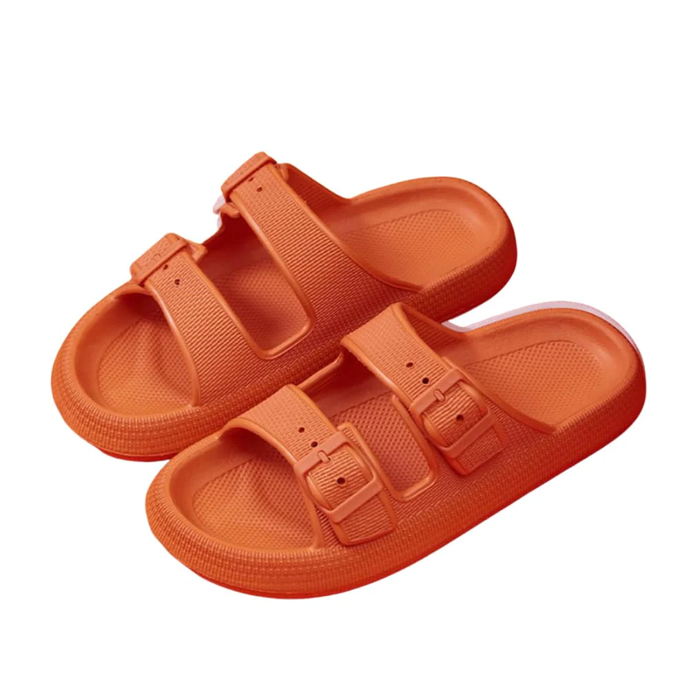 Slippers / Tøfler m/Spænde - Bløde &amp; Skridsikre i flere flotte farver (kendt som Happy Flops) - Image 17