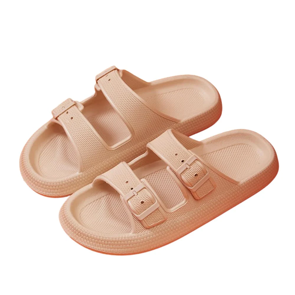 Slippers / Tøfler m/Spænde - Bløde &amp; Skridsikre i flere flotte farver (kendt som Happy Flops) - Image 18