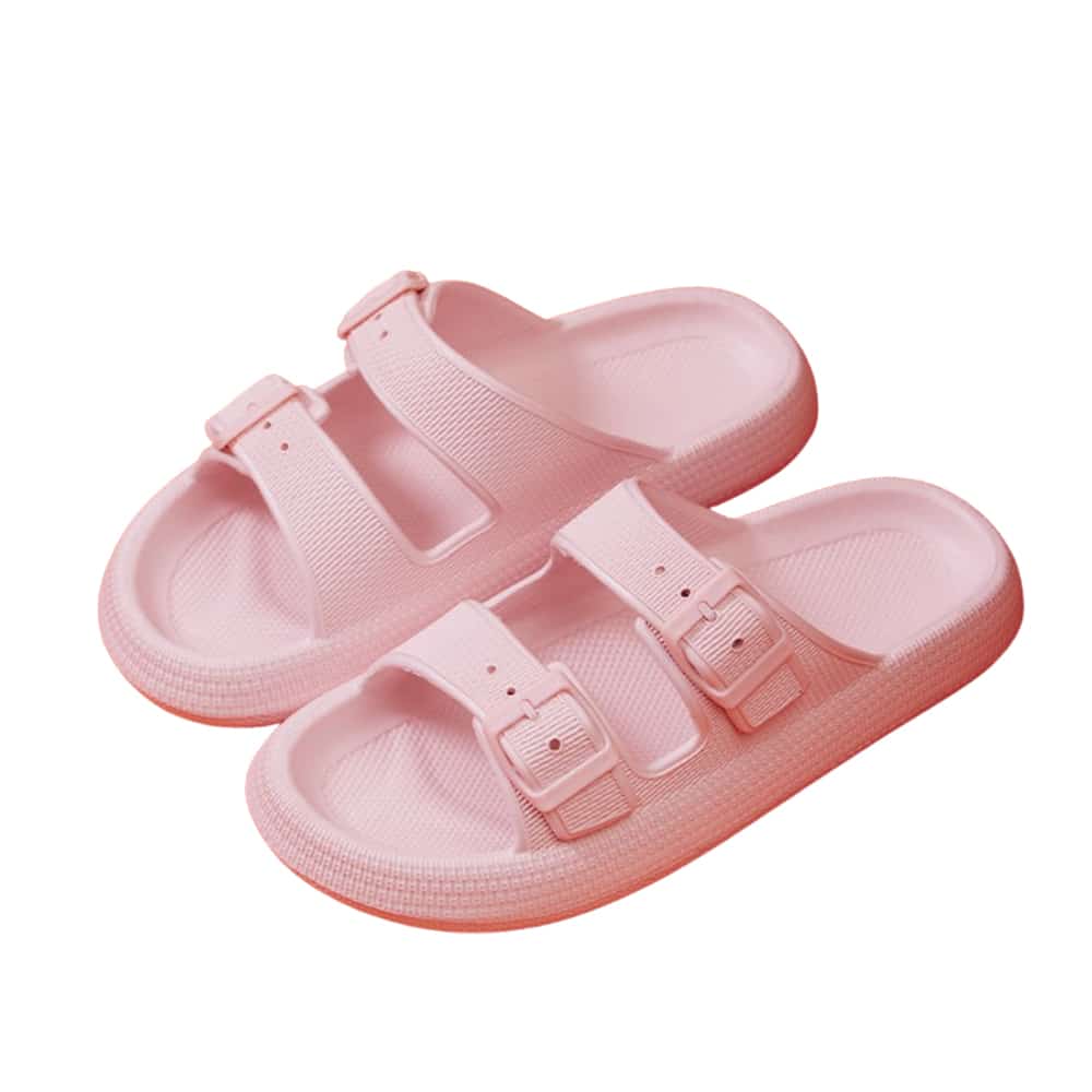 Slippers / Tøfler m/Spænde - Bløde &amp; Skridsikre i flere flotte farver (kendt som Happy Flops) - Image 19