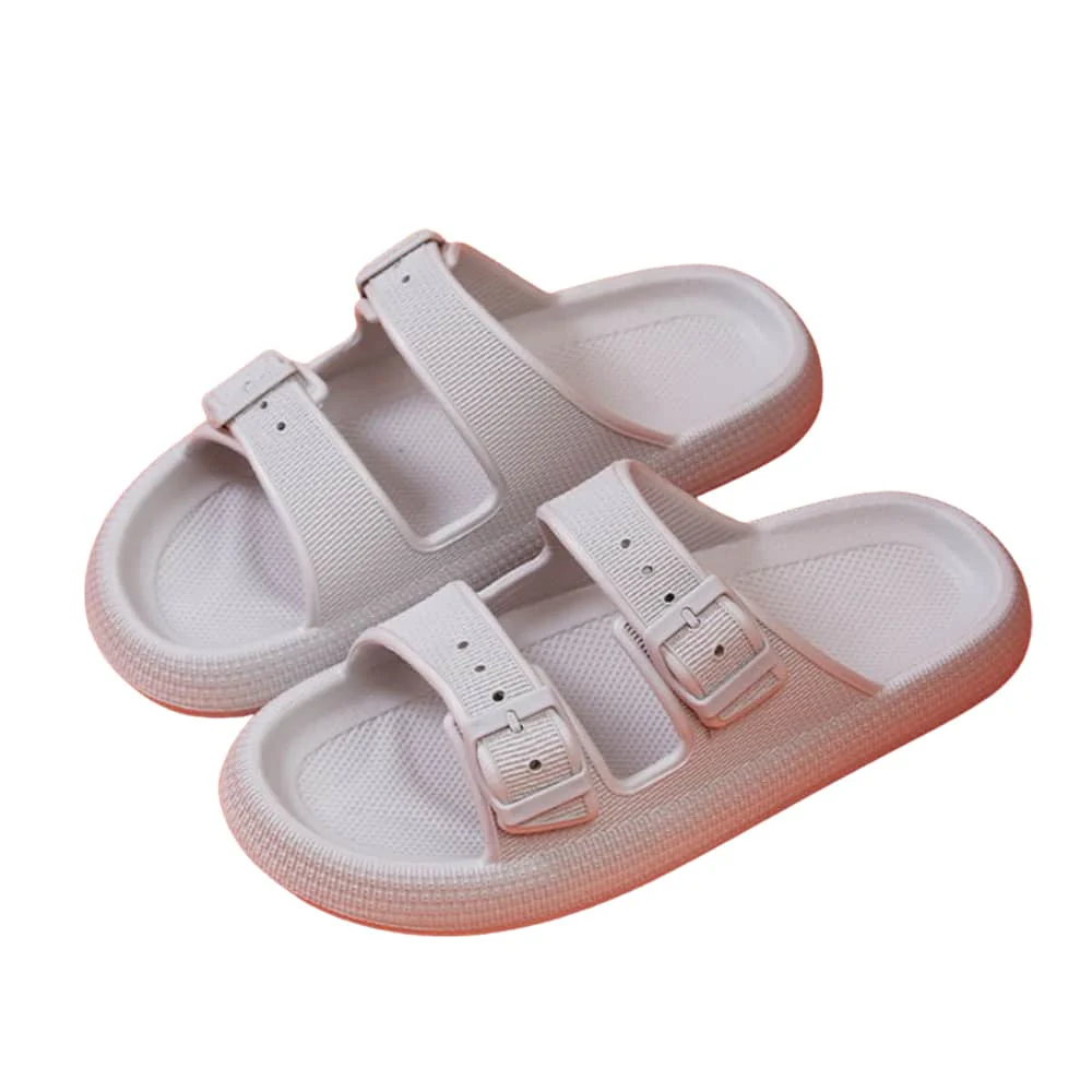Slippers / Tøfler m/Spænde - Bløde &amp; Skridsikre i flere flotte farver (kendt som Happy Flops) - Image 20