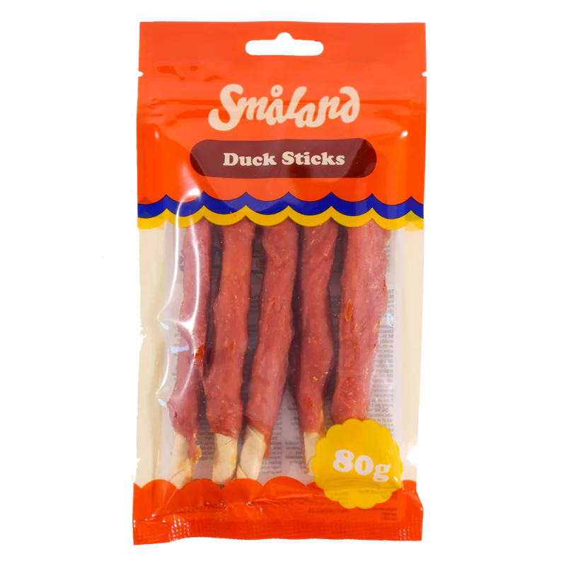 Småland Duck Sticks 80g (tyggeben til hunde) - Image 2