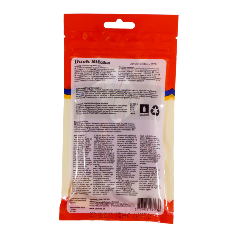 Småland Duck Sticks 80g (tyggeben til hunde) - Image 3
