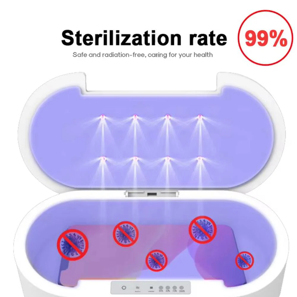 Smykke- og brillerenser med UV-C sterilisation og aromaterapi - Image 4