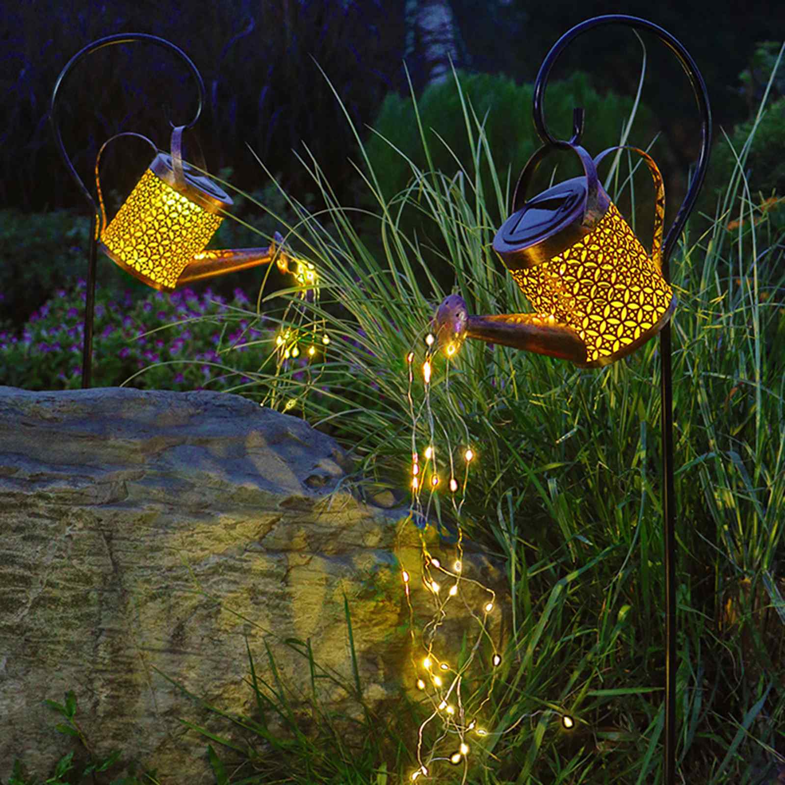 Solcelle vandkande LED-lampe til haven - Image 11