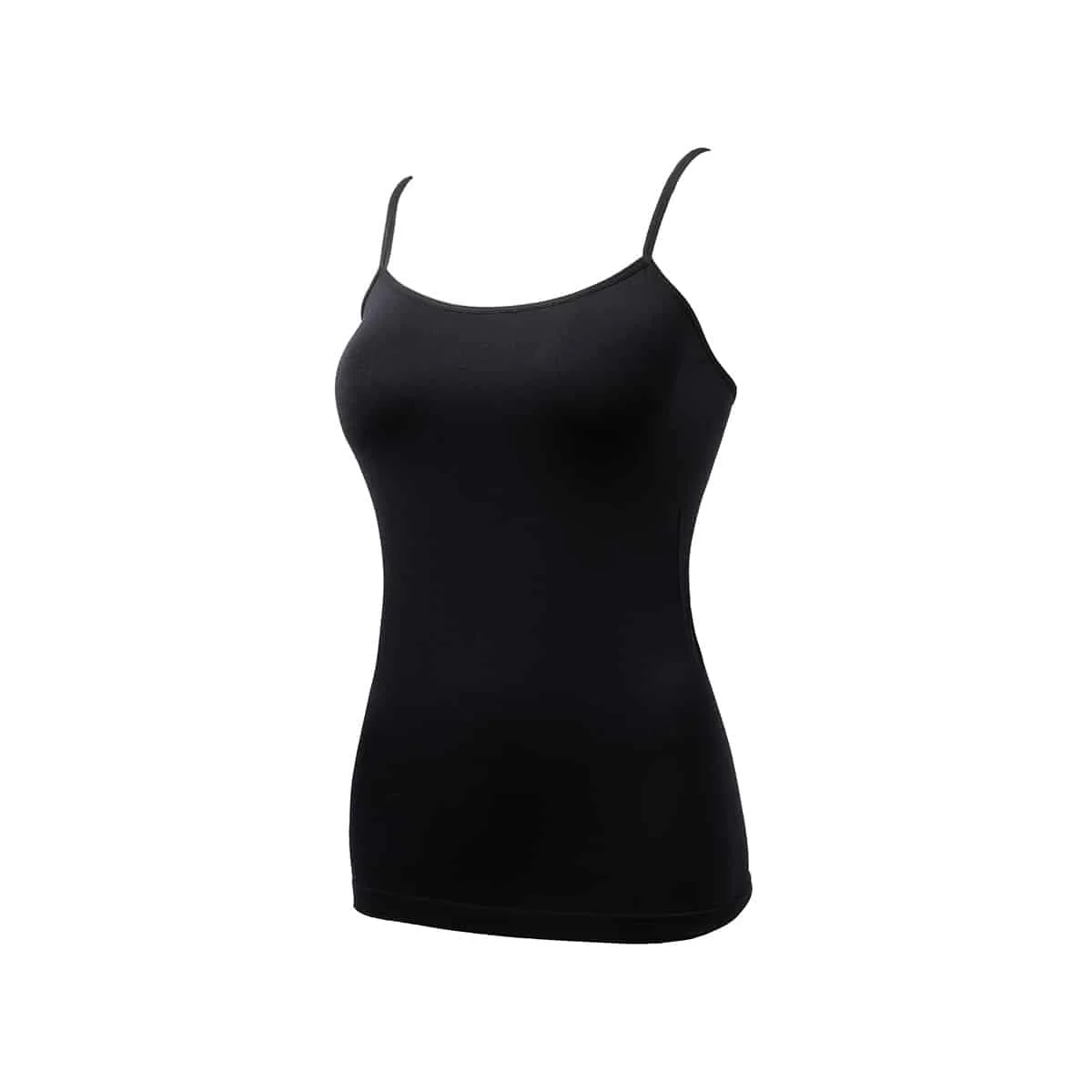 Top med smal strop - pakke med 2 stk (sort og hvid) - Image 8