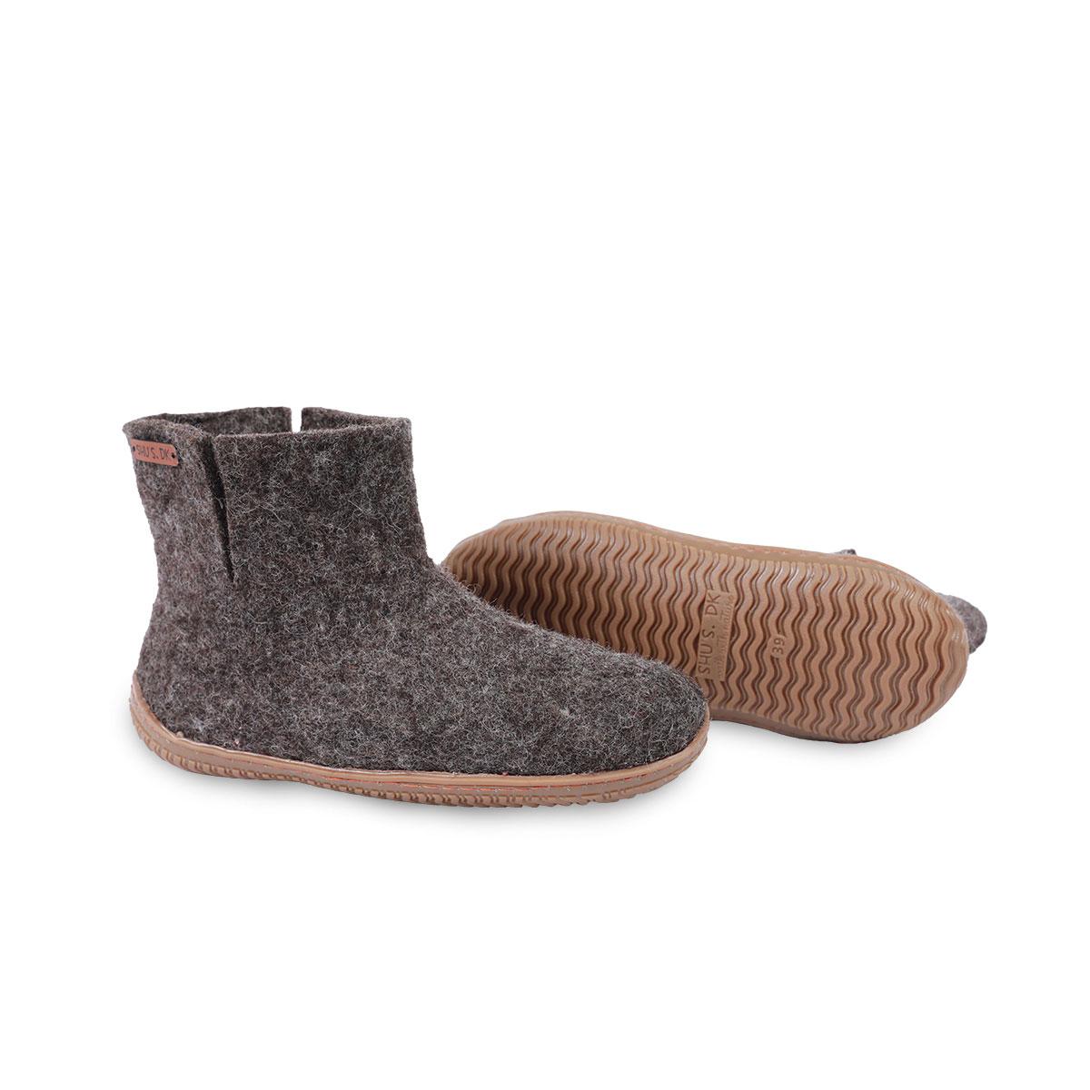 Uldstøvle (100% ren uld) m/Gummisål - Dansk Design fra SHUS - Image 2