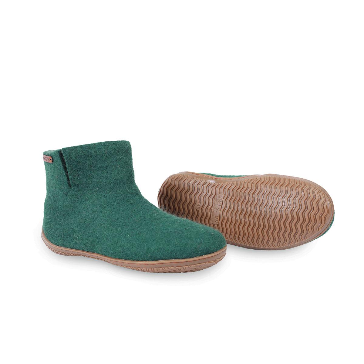 Uldstøvle (100% ren uld) m/Gummisål - Dansk Design fra SHUS - Image 9