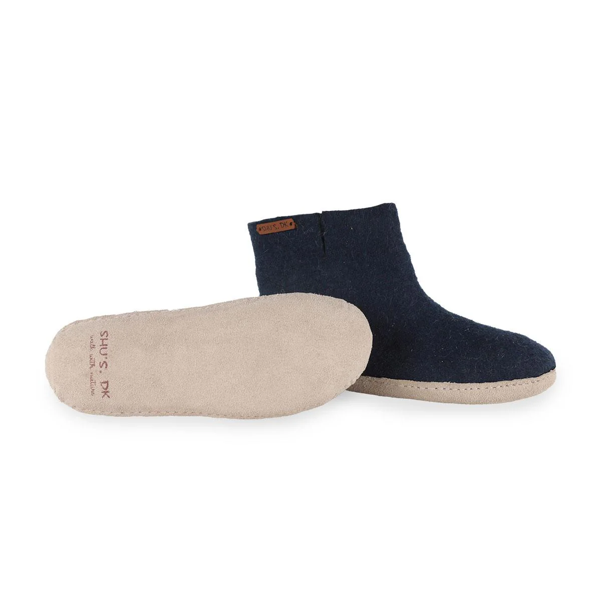 Uldstøvle Børn (100% ren uld)  m/sål i skind - Dansk Design fra SHUS - Image 14
