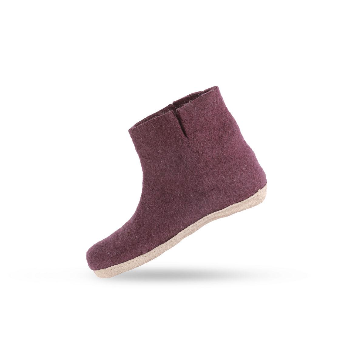 Uldstøvle Børn (100% ren uld)  m/sål i skind - Dansk Design fra SHUS - Image 18