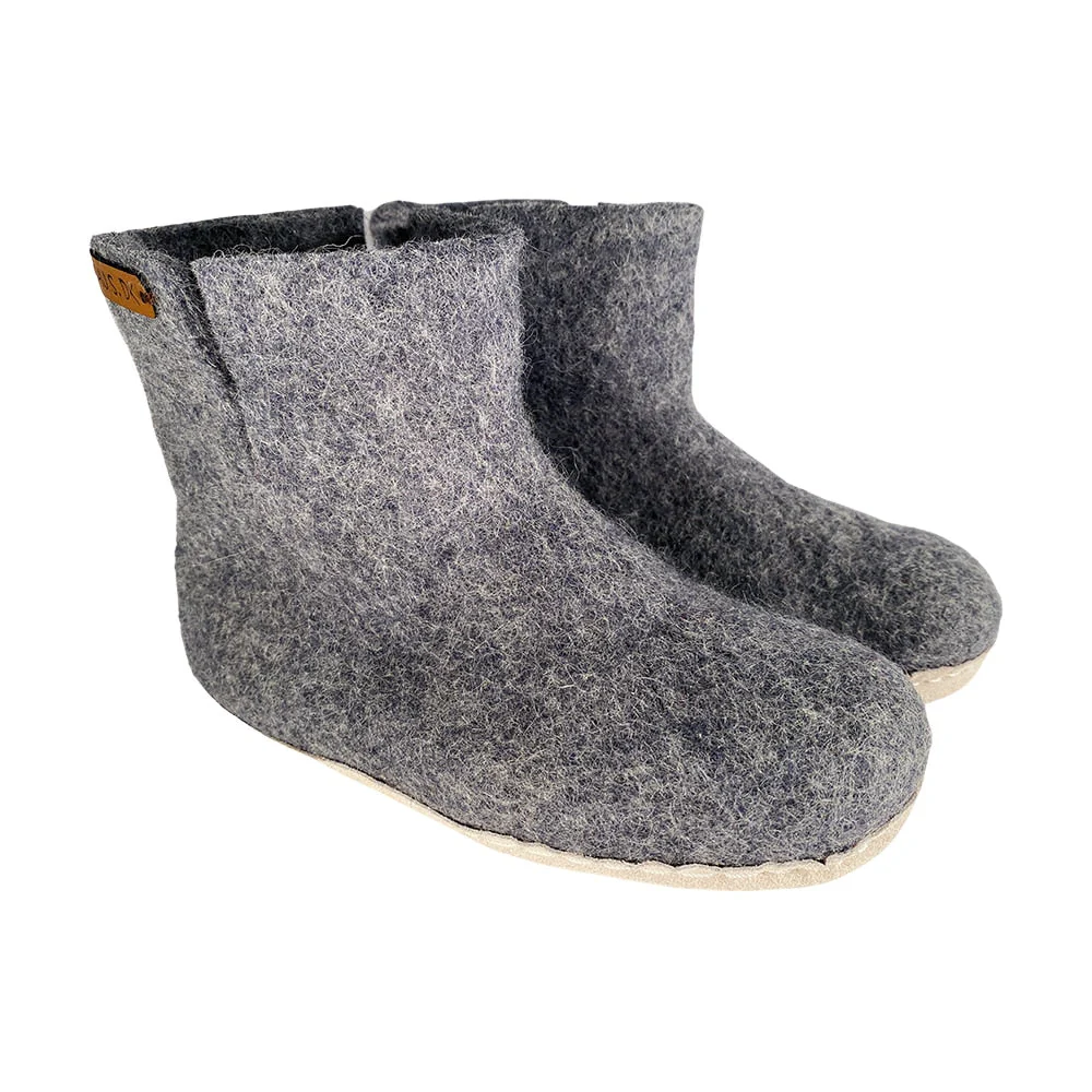 Uldstøvle Børn (100% ren uld)  m/sål i skind - Dansk Design fra SHUS - Image 7