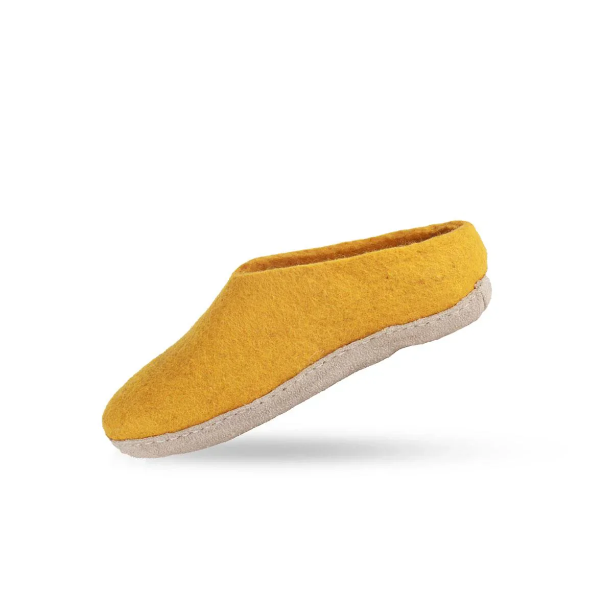 Uldtøffel (100% ren uld) m/sål i skind - Dansk Design fra SHUS - Image 30