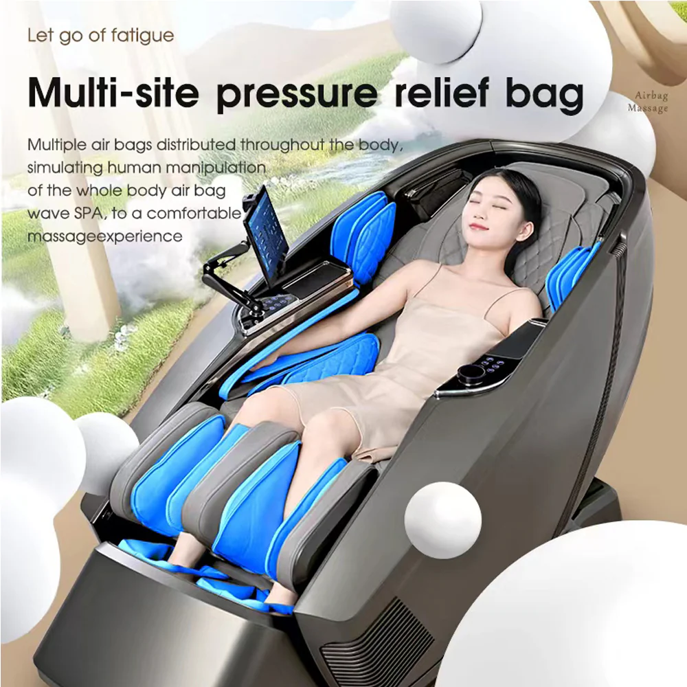 Massagestol 4D, Lux Pro med en af markedets bedste SL-skinner og intelligent AI-styring – Model 988F6 - Image 12